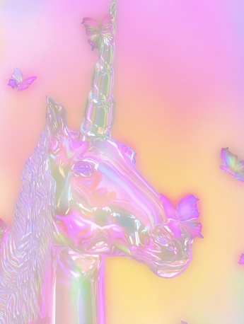 獨角獸夢幻水晶手機壁紙