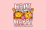Hami Cat Year of the Tiger Cartoon Picture Desktop Wallpaper