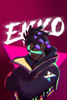 双城之战艾克赛博朋克风手机壁纸