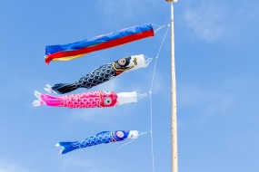 Japanese carp streamer pictures desktop wallpaper