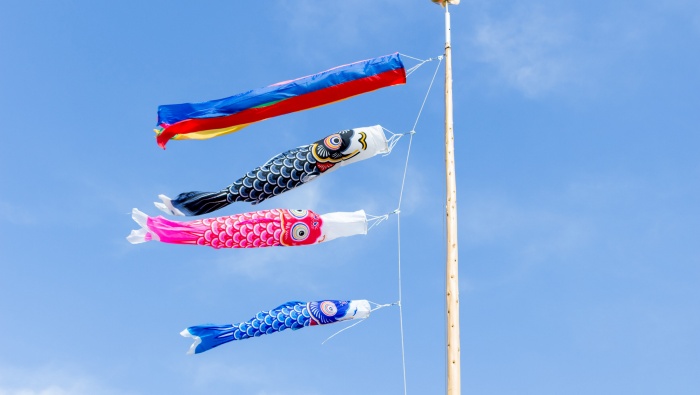 Japanese carp streamer pictures desktop wallpaper