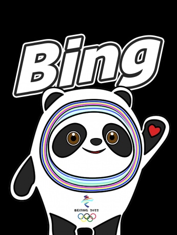 冰墩墩可愛創意鎖屏手機壁紙