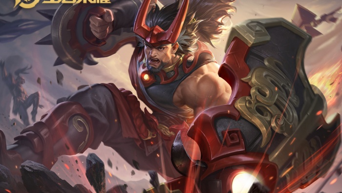 King of Glory Lian Po's Justice Explosion HD Desktop Wallpaper