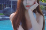 Douyin beauty Mi Ding sexy swimsuit pictures