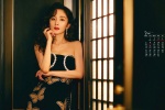 March 2022 Yang Mi desktop calendar wallpaper