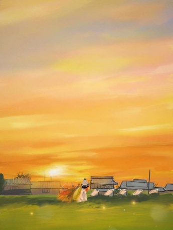 油畫風風景高清壁紙