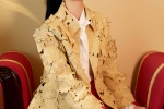 Cecilia Cheung's sexy pictures and photos of light yellow hollow jacket
