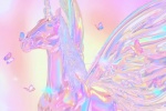 Unicorn Fantasy Crystal Mobile Wallpaper
