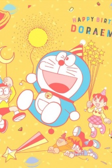 Doraemon's official birthday greeting picture