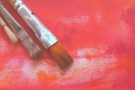HD brush and paint material picture wallpaper