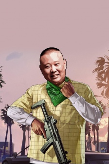 GTA5游戏主题创意手机壁纸