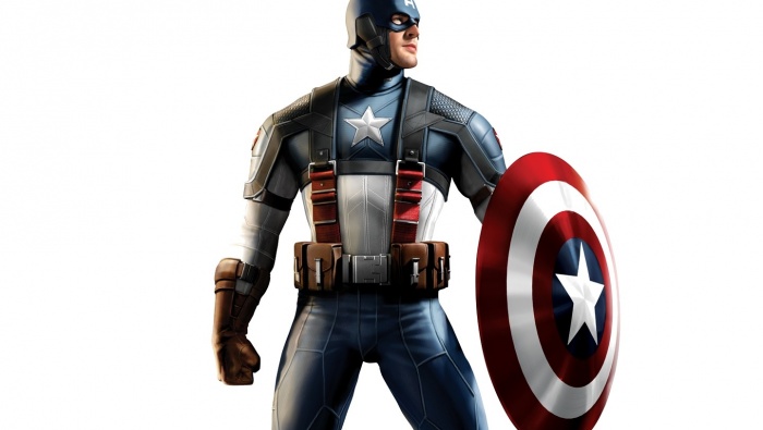 Captain America holding shield HD wallpaper