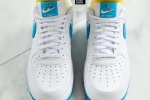耐克空军一号白蓝配色多角度展示
