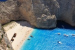 Zakynthos Shipwreck Bay scenery picture desktop wallpaper