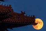 Forbidden City Corner Tower Super Moon Picture