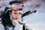 Warm winter photos at Jiang Zhenyu Ski Resort