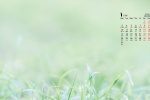 2022年1月綠色主題風景日曆壁紙