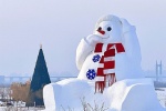 哈尔滨2022年巨型雪人高清图