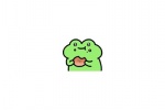 Internet celebrity little frog simple little avatar picture