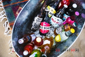 August 2021 Cool Summer HD Desktop Calendar Wallpaper