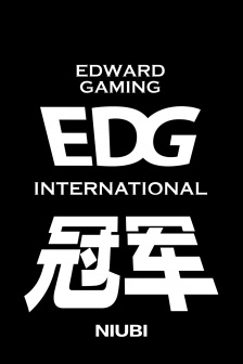 EDG champion creative mobile wallpaper