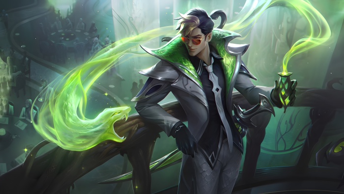 League of Legends Butler Yi original painting computer wallpaper