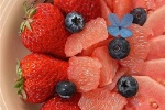 Summer refreshing fruit friends circle picture material