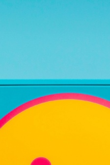 Small fresh blue theme mobile wallpaper