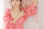 Peach girl pink temptation sexy home photo