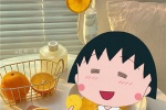 Cute Chibi Maruko-chan background picture