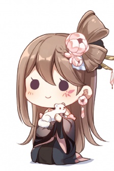 Cute Hua Yishan Heart Moon Q version avatar picture