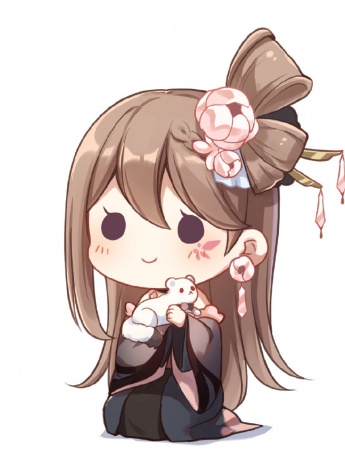 可愛花亦山心之月Q版頭像圖片