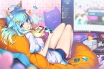 Cheongsam anime beauty desktop wallpaper