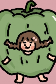 Food cartoon couple style avatar