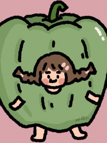 Food cartoon couple style avatar