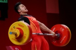 Shi Zhiyong's extremely clear and beautiful pictures at the men's weightlifting competition