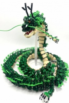 Lego Gundam builds the Dragon Ball Shenlong model picture