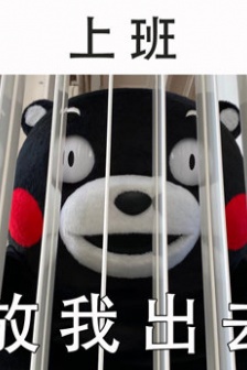 熊本熊放我出去表情包
