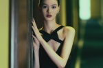 Qiu Tian black dress low-cut backless sexy photo
