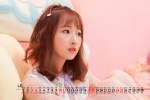 April 2021 loli beauty desktop calendar wallpaper