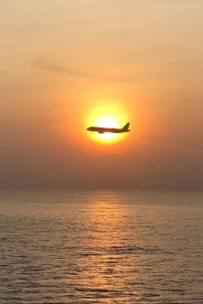 大自然落日風景手機壁紙