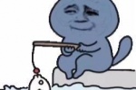 哈哈 鱼咬钩了