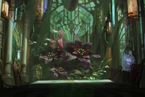 Battle of Two Cities scene manuscript original painting desktop wallpaper