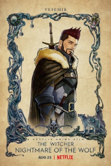 The Witcher Wolf Nightmare seven character posters revealed