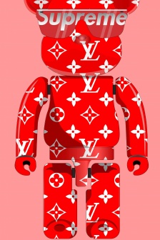 積木熊潮牌創意手機壁紙