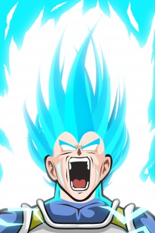 Dragon Ball Super Saiyan theme mobile wallpaper