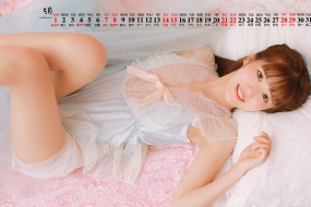 May 2022 Lace Beauty Desktop Calendar Wallpaper