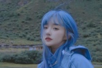 魅力蓝色系超级温柔的女生头像2021