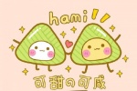 哈咪猫端午节卡通插画手机壁纸