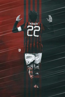 Kaka No. 22 jersey mobile wallpaper